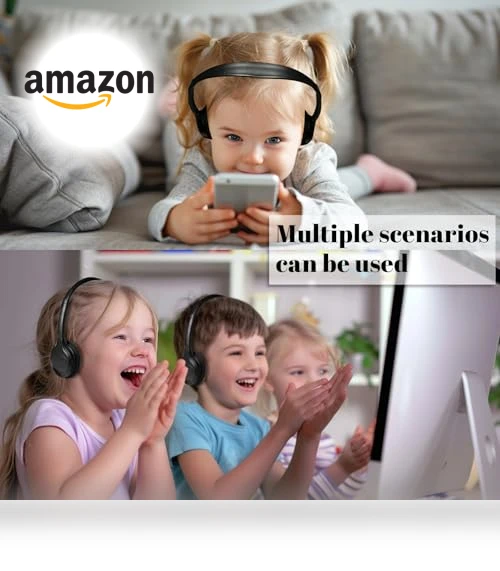 Class Set Headphones for Kids Students School Classroom — In-Ear Headphones, ZHENWAY