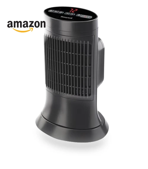 Compact Ceramic Tower Heater — Portable Heating Solutions, Honeywell