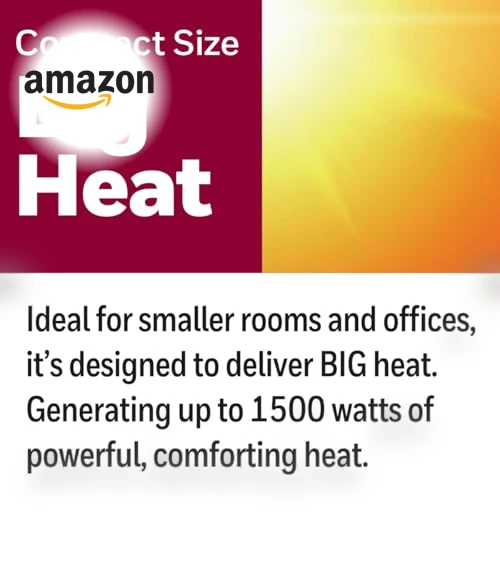 Compact Ceramic Tower Heater — Portable Heating Solutions, Honeywell