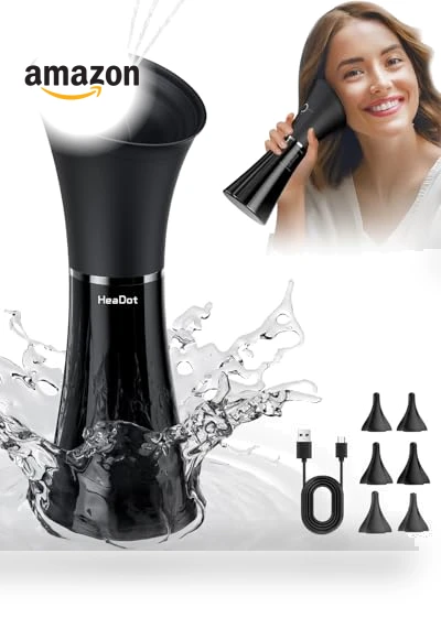 Ear Wax Removal Kit with Smart Water Temperature — Wax Removal, HeaDot