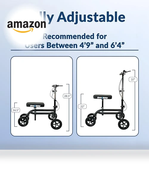 Economy Knee Scooter Steerable Knee Walker — Leg Exercisers, KneeRover