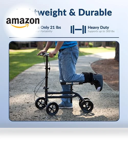 Economy Knee Scooter Steerable Knee Walker — Leg Exercisers, KneeRover