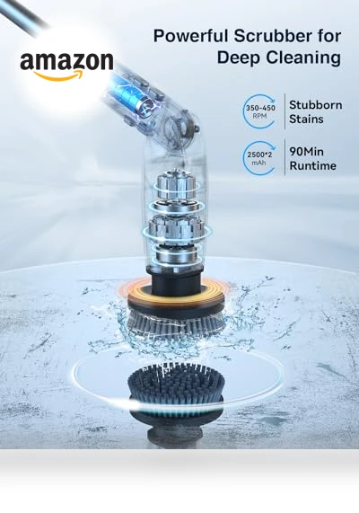 Electric Spin Scrubber — Cleaners, Leebein