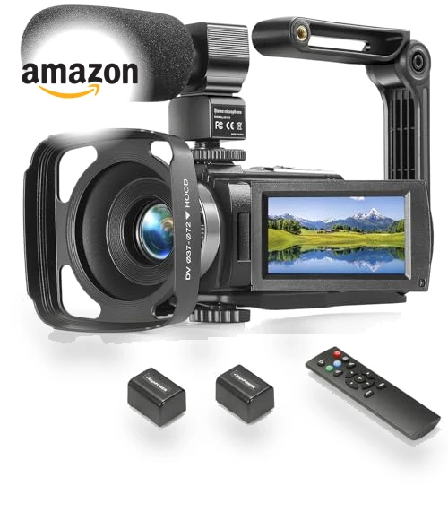 FHD 1080P Video Camera for YouTube — Camcorder, kimonie