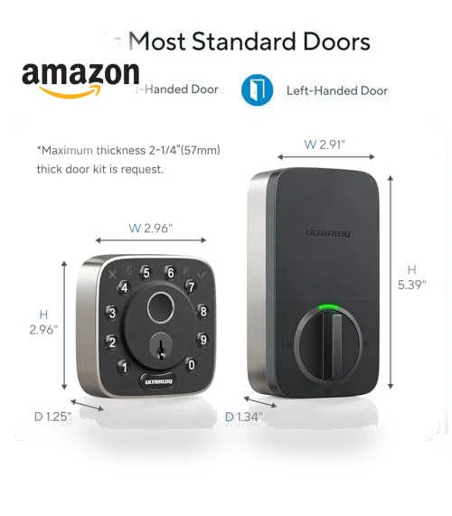 Fingerprint Matter Smart Lock — Deadbolts, ULTRALOQ