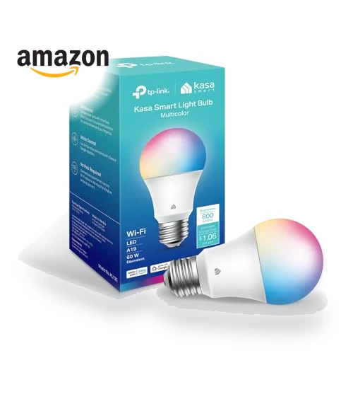 Full Color Changing Dimmable Smart WiFi Light Bulb — Lighting Solutions, Kasa Smart