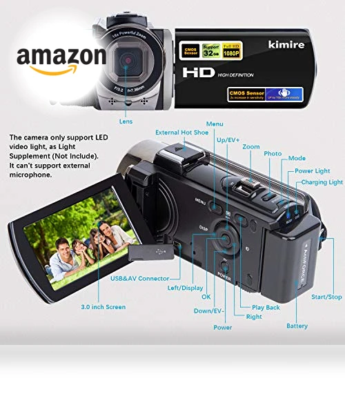 Full HD 1080P Digital Camcorder — Video Cameras, kimire
