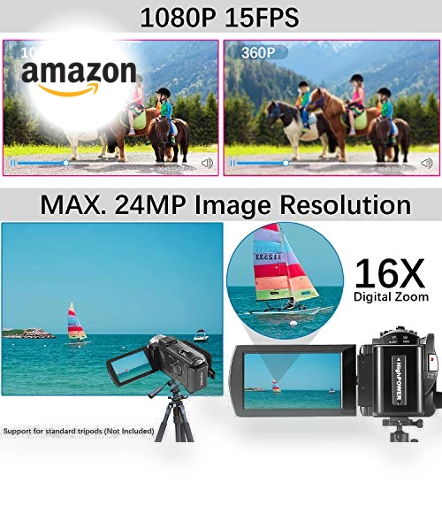 Full HD 1080P Digital Camcorder — Video Cameras, kimire