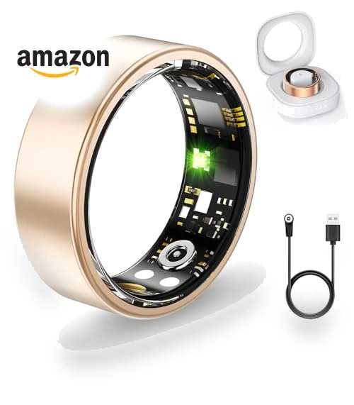 Health Rings for Women Men, Fitness Tracker with Heart Rate, Blood Oxygen, Blood Pressure, Sleep Tracker, Step Tracker,... — Smartwatches, Duobuy
