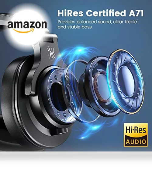 Hi-Res Studio Recording Headphones — Over-Ear Headphones, OneOdio