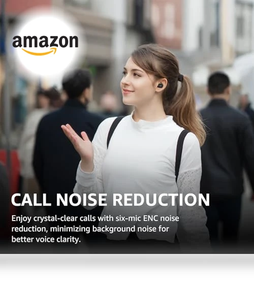 Hybrid Active Noise Cancelling Wireless Earbuds — In-Ear Headphones, TOZO
