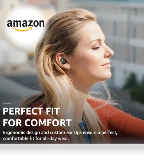 Hybrid Active Noise Cancelling Wireless Earbuds — In-Ear Headphones, TOZO