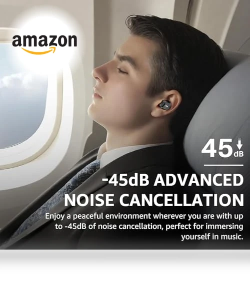 Hybrid Active Noise Cancelling Wireless Earbuds — In-Ear Headphones, TOZO