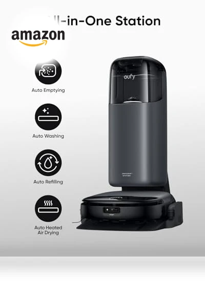 HydroJet Robot Vacuum and Mop Combo — Smart Cleaning Robots, eufy