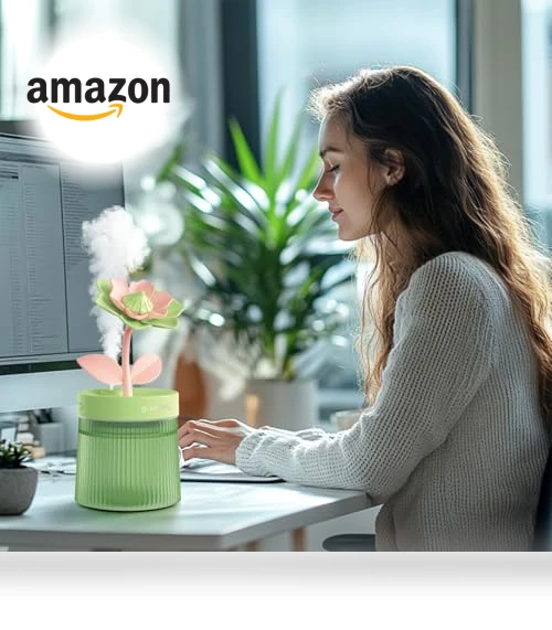 Landscape Night Light Humidifier — Air Moisturizers, ShunChengFa