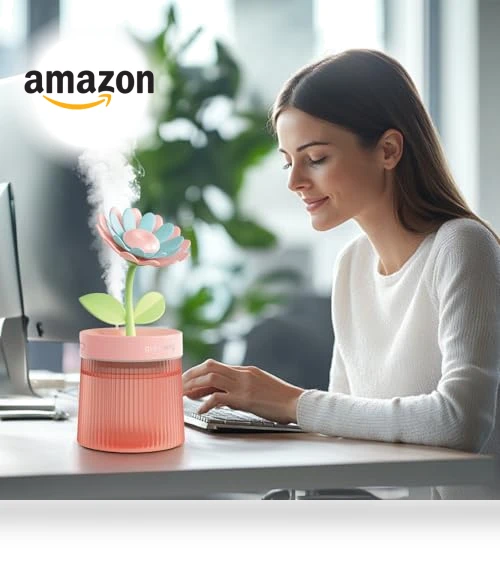 Landscape Night Light Humidifier — Air Moisturizers, ShunChengFa