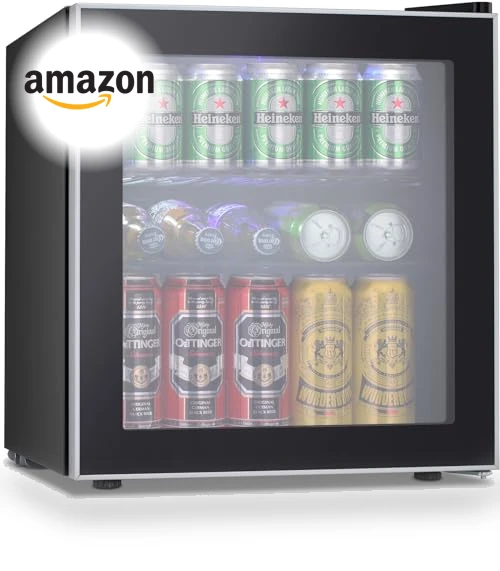 Mini Fridge Cooler - 60 Can Beverage Refrigerator — Mini Fridges, Antarctic Star
