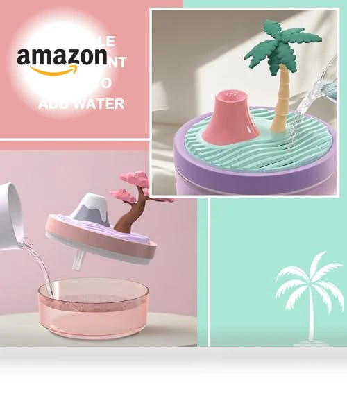 Night Light Humidifier with 2 Mist Modes — Air Moisturizers, ShunChengFa