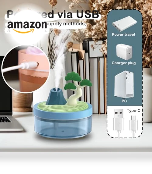Night Light Humidifier with 2 Mist Modes — Air Moisturizers, ShunChengFa