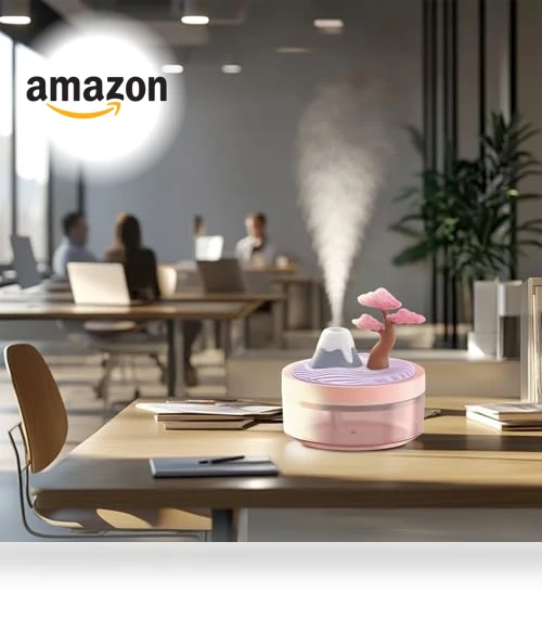 Night Light Humidifier with 2 Mist Modes — Air Moisturizers, ShunChengFa