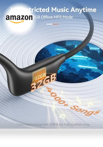 Open Ear Sport Headphones — In-Ear Headphones, DEMICEA