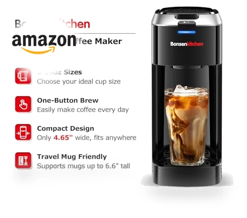 Single Serve Coffee Maker — Single-Cup Coffee Makers, Bonsenkitchen