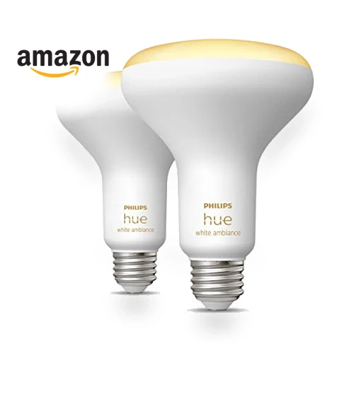Smart 85W BR30 LED Bulb - White Ambiance Warm-to-Cool White Light - 4 Pack — LED, Philips Hue
