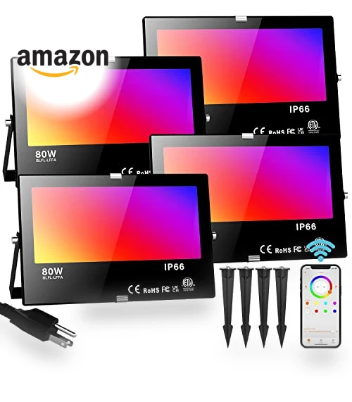 Smart Color Changing RGB LED Flood Light — LED, Neliwo