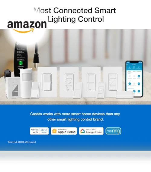 Smart Dimmer Switch Kit with Hub — Smart Home Hubs & Controllers, Lutron