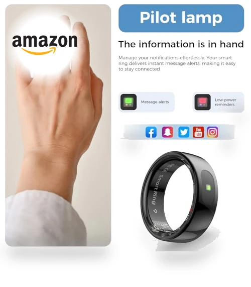 Smart Ring with Instant Notification Alerts & Gesture Control — Smart Rings, Hugrow