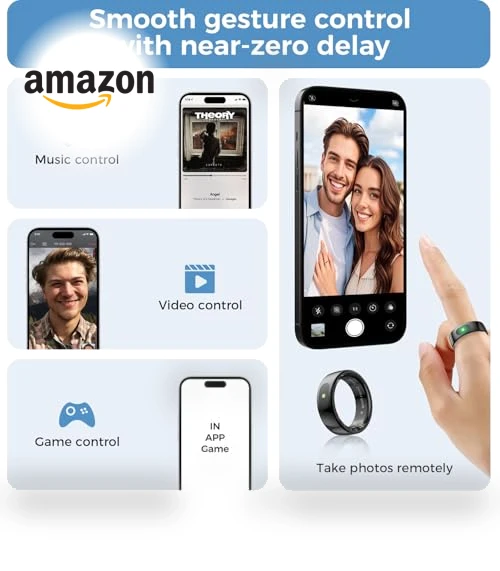 Smart Ring with Instant Notification Alerts & Gesture Control — Smart Rings, Hugrow