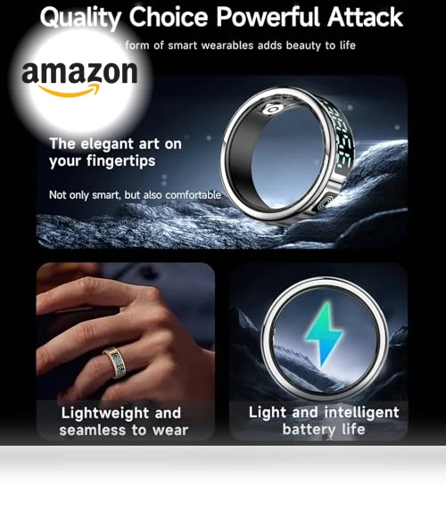 Smart Ring with LED Display — Smart Rings, Sqrutri
