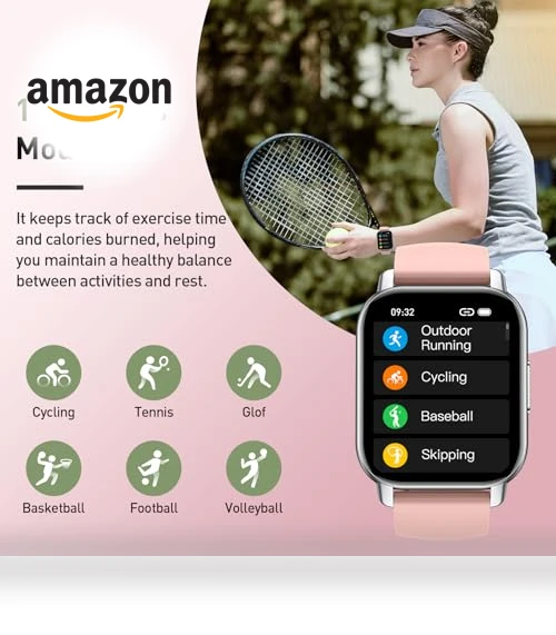 Smart Watch with Heart Rate Monitor — Smartwatches, Poounur