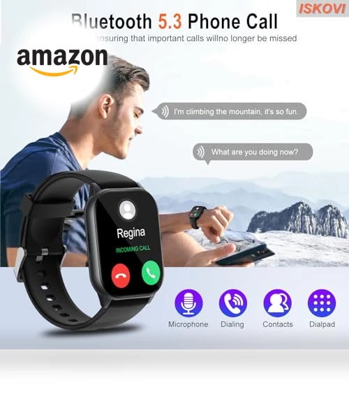 Smart Watch with Heart Rate Monitor — Smartwatches, ISKOVI