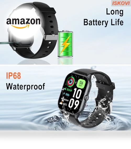 Smart Watch with Heart Rate Monitor — Smartwatches, ISKOVI
