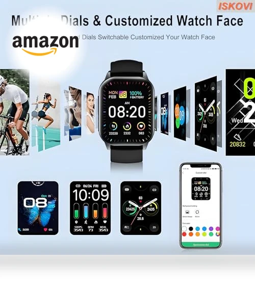 Smart Watch with Heart Rate Monitor — Smartwatches, ISKOVI
