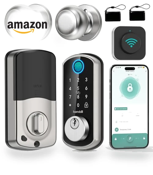 Smart WiFi Door Lock Set — Smart Home Security, hornbill