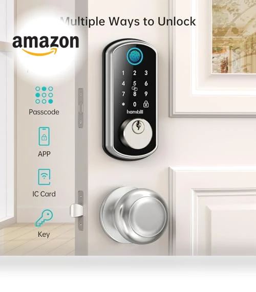 Smart WiFi Door Lock Set — Smart Home Security, hornbill