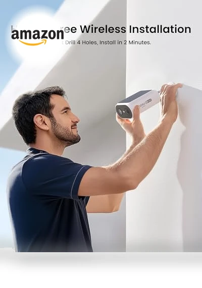 Solar Security Cameras Wireless Outdoor — Smart Home Security, AOSU