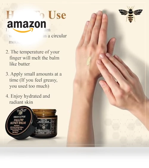 Tallow Honey Balm — Balms & Moisturizers, Terra Lotus