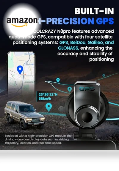 Touch Screen 4k Car Camera with STARVIS Sensor — Rearview Safety Systems, COOLCRAZY