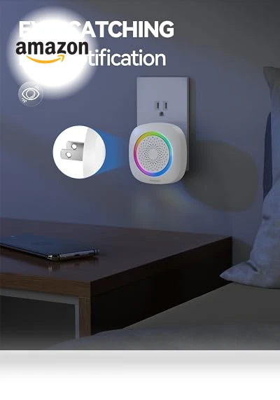 Wireless Doorbell with RGB Light — Chimes, TECKNET