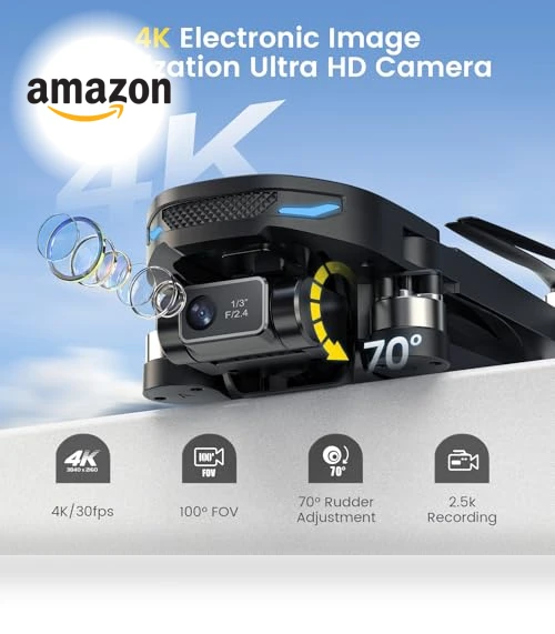 2 Axis Mechanical Gimbal EIS GPS Drone with Camera — Drones, DEERC