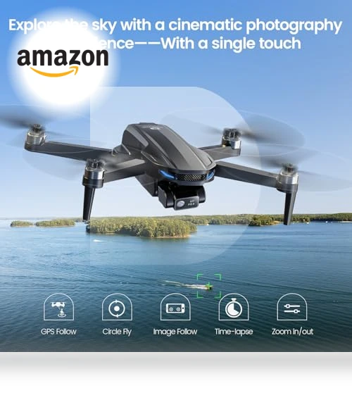 2 Axis Mechanical Gimbal EIS GPS Drone with Camera — Drones, DEERC