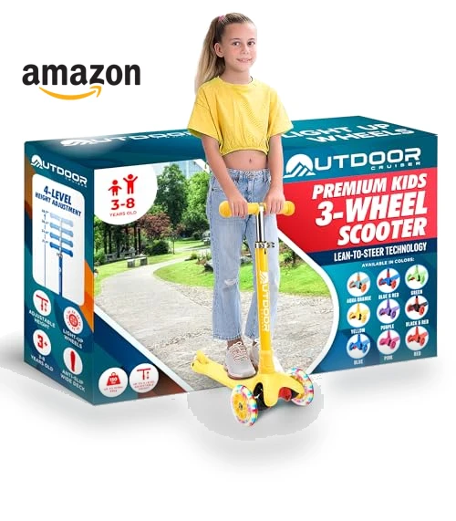 3-wheel Kids Scooter — Balance Bikes, OutdoorCruiser