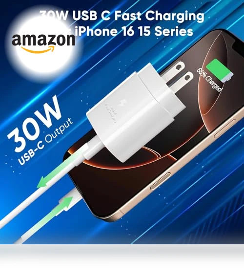 30W USB C Fast Charger with 10FT Type C to C Cable — Chargers, Shenzhen Xihuida Electronics Co., Ltd.