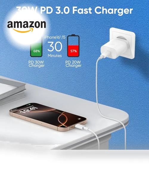 30W USB C Fast Charger with 10FT Type C to C Cable — Chargers, Shenzhen Xihuida Electronics Co., Ltd.