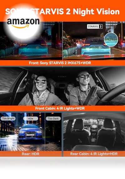 4 Channel WiFi 360° All Sides Dash Cam — Car Accessories & Gadgets, VANTRUE