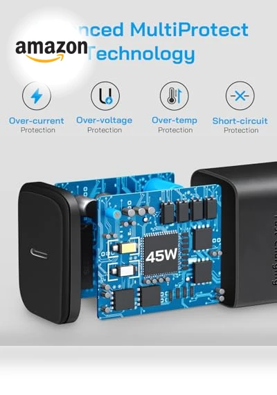 45W Fast Charger Type C with 6 FT Charging Cord — Chargers, AISNI