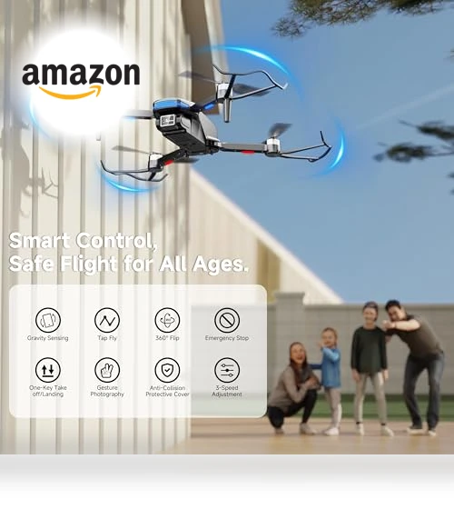 4K Camera Drone with Brushless Motor — Drones, PLEGBLE